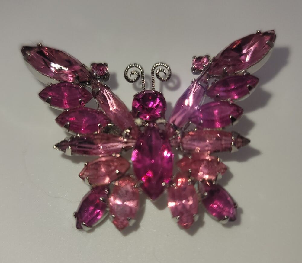 Verified Vintage Juliana (Delizza & Elster) Butterfly Brooch Ref # 4280